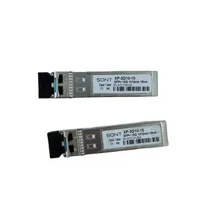 Émetteur-récepteur 10G SFP + SMF 1310nm 10km Émetteur-récepteur SFP Compatible avec les paramètres du module SFP