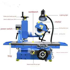 Meuleuse d'outils universelle industrielle 280V/380V/550W 220V Noyau de moteur Couteaux de fraisage Alésoirs Petite meuleuse de surface Scies à bois - Product Image 3