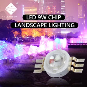 Czinelight 공장 콘센트 주도 Hpl 1w 3w 5w UV 365nm 4 핀 6 핀 RGB 레드 블루 화이트 하이 파워 Led 1 와트 led 칩