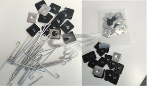 Clips de fixation en aluminium en forme de J - Protection contre les oiseaux et les nuisibles pour panneaux solaires, filets de protection contre les animaux - Product Image 4