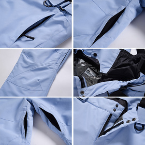 Tuta da sci impermeabile per uomo invernale antivento giacca da sci calda spessa e pantaloni da neve Set <span class=keywords><strong>abbigliamento</strong></span> da snowboard maschile all'aperto - Product Image 6