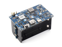 Waveshare UPS HAT (E) para Raspberry Pi, compatible con baterías 421700 Li (NO incluidas), carga rápida bidireccional, Pogo Pins