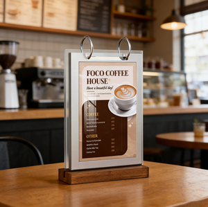 Elegante Soporte Ergonómico <span class=keywords><strong>de</strong></span> Acrílico para Múltiples Páginas, Exhibidor <span class=keywords><strong>de</strong></span> Documentos para Vestíbulo <span class=keywords><strong>de</strong></span> Banco, Oficina <span class=keywords><strong>de</strong></span> Abogados, Marco Profesional para Negocios - Product Image 2