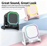 Support de téléphone et tablette à double capteur, support paresseux pour diffusion en direct et visionnage en continu, avec haut-parleur Bluetooth intégré - Vente Flash