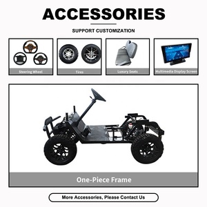 Carrito de Golf de 48 Voltios con Motor de 5kw, Buggy de Acero Resistente Estilo Antiguo, 4 Asientos, Batería de Litio, Precios Económicos, 6 Asientos, Importado - Product Image 5
