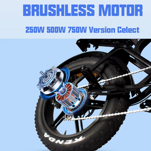 QMWHELL Fatbike V20 S20, Piezas de Rueda con Motor de 500W para Bicicleta, 20x4 Pulgadas, Repuesto para Bicicleta Eléctrica, Accesorios para Bicicleta Eléctrica - Product Image 4