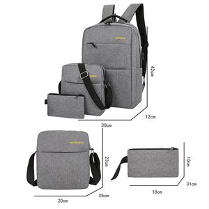 Conjunto de mochila de viaje 3 en 1 para hombre Good <span class=keywords><strong>Brevite</strong></span> para la escuela con mangas acolchadas para el portátil - Product Image 5
