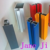 Profilé en aluminium de haute qualité avec revêtement en poudre pour portes et fenêtres