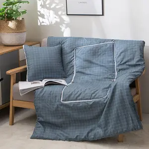 Amity multifunzionale a due piani divano cuscino cuscino per il pisolino aria condizionata trapunta 2 In 1 cuscino pieghevole coperta cuscino