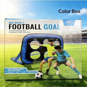 Portería de Fútbol Plegable Portátil para Niños, Juguete Deportivo para Exteriores, Cuatro en Uno, Modelo MK-8028-1, para Jardín de Infancia - Product Image 2