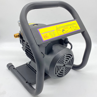 Lavadora de Autos Eléctrica Pequeña Negra Taizhou JC-858, Lavadora de Alta Presión Portátil de 120 bar