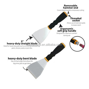 Esd Heavy Duty Roestvrijstalen Plamuurmessenschraper Met Schroefdraad - Product Image 2