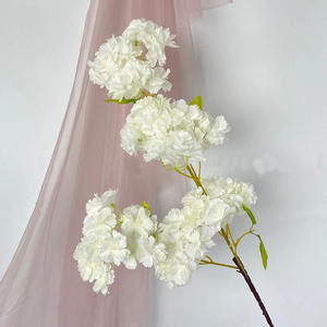 रंगीन चेरी फूल नकली फूलों की शादी भोज सजावट रंगीन रोमांटिक चेरी फूलों - Product Image 4