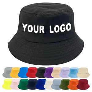 Wholesale Custom Logo Embroidery Advertising Travel Adjustable <b>Hats</b> Waterproof Bucket <b>Hat</b> With String - Product Image 1