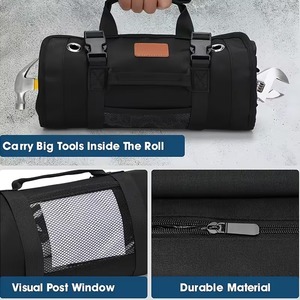 Caja de Herramientas Portátil para Motocicleta, Bolsa de Herramientas Resistente, Organizador Enrollable para Mecánico, Artesano, Electricista - Product Image 2