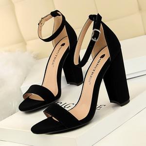 Escarpins pour femmes à <span class=keywords><strong>talon</strong></span> de 13,5 <span class=keywords><strong>cm</strong></span> Big Tree, nouvelles chaussures à talons hauts pour femmes, sandales tendance pour femmes, sandales sexy à plateforme, <span class=keywords><strong>talon</strong></span> <span class=keywords><strong>carré</strong></span>, été - Product Image 2