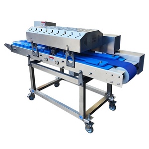 Hähnchenbrust-Fördertyp Rindfleisch-Jerky-Steak Frisches Rohes Fleisch Knochenloser Streifenschnitt Schneidemaschine 2mm - Product Image 2