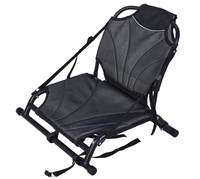 Siège de kayak pliable / siège de kayak à pédales avec cadre en aluminium, sièges de bateau, chaise de canoë de pêche