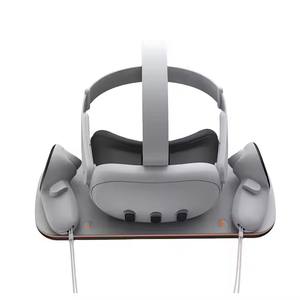Meta para soporte de Controlador de estación de carga <span class=keywords><strong>3</strong></span> VR con 2 baterías Base de cargador conveniente para accesorios <span class=keywords><strong>AR</strong></span>/VR/MR - Product Image 1
