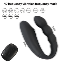 Vibrateur à télécommande Safiman, plug anal perlé pour hommes, femmes et couples, forme en U, réaliste, stimulation du point G, jouets sexuels pour adultes