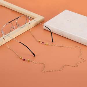 Sangles de cou de <span class=keywords><strong>lunettes</strong></span> de soleil de <span class=keywords><strong>cordon</strong></span> de <span class=keywords><strong>lunettes</strong></span> de soleil perlées à la mode avec des chaînes de masquage pour des accessoires de <span class=keywords><strong>lunettes</strong></span> de lecture - Product Image 2