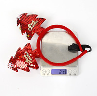 Accessoires de Noël pour animaux de compagnie : Bandeau en feutre avec bois de cerf, flocon de neige, Père Noël, renne – Ornements et vêtements pour chats et chiens pour les fêtes