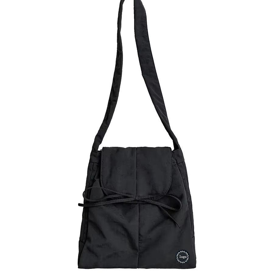 Nylon School Colleague Class Crossbody Shoulder Tote