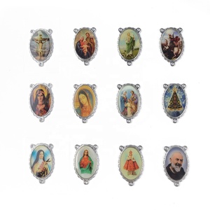 Colgante de medallones religiosos, centro de mesa para <span class=keywords><strong>la</strong></span> fabricación de rosarios religiosos - Product Image 6