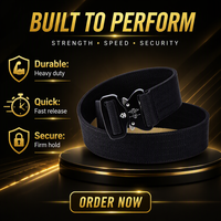 Ceinture tactique d'extérieur conçue pour une durabilité et une utilisation longue durée Ceinture tactique réglable avec conception renforcée