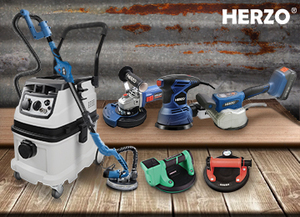 صقل كهربائي يدوي من HERZO ، صقل أنبوب دائري يدوي الصنع من HERZO من أجل الملمع - Product Image 3