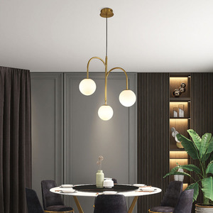 Lámpara led colgante de cobre, <span class=keywords><strong>luz</strong></span> para sala de estar, comedor, dormitorio, <span class=keywords><strong>ahora</strong></span> contraído - Product Image 5