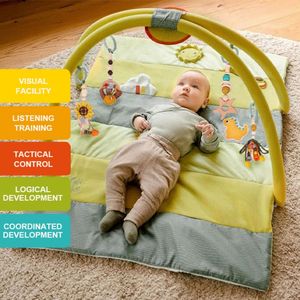 Tapis de jeu pour <span class=keywords><strong>bébé</strong></span> élégant en polyester rembourré avec motif de jouets doux, épaisseur de 2 cm, pour le jeu au sol, la salle de sport et la <span class=keywords><strong>sieste</strong></span> - Product Image 5