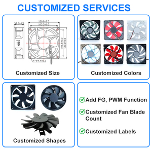 Hot Sales PWM Fg Rd Axial Flow <strong>Fan</strong> with Connector Blower 7cm 7015 High Cfm 5V 12V 24V DC Cooling - Product Image 3