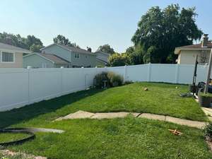 En stock Clôture en vinyle blanc <span class=keywords><strong>de</strong></span> 6 pieds - Commandez aujourd'hui Expédition <span class=keywords><strong>demain</strong></span> avec poteaux <span class=keywords><strong>de</strong></span> 6 pieds - Product Image 4