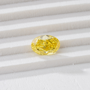 Starsgem hpht IGI giấy chứng nhận 1 Carat hình bầu dục rực rỡ cắt ưa thích sống động màu vàng phòng thí nghiệm phát triển kim cương lỏng kim cương tổng hợp - Product Image 3