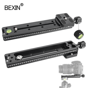 Phụ Kiện Máy Ảnh Nodal Slide Rod Rail Chân Máy Ảnh Ống Kính Dài Có Thể Điều Chỉnh Hỗ Trợ Macro Long Phát Hành Nhanh Tấm Kẹp - Product Image 1