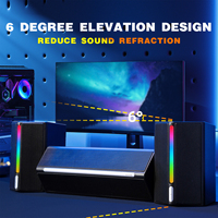 Fifine A22 Hifi BT haut-parleurs intelligents USB haut-parleur de jeu filaire clignotant rvb lumière LED musique barre de son haut-parleurs de cinéma maison de bureau