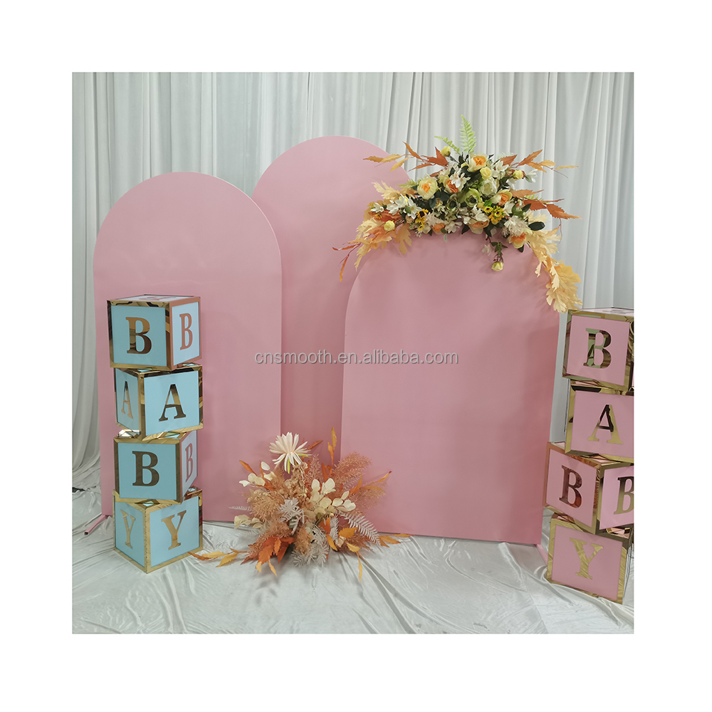 Свадебный Декоративный фон розовая железная металлическая арка