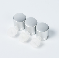 Couvre-bouteille en aluminium et plastique argenté, adapté au whisky, à la vodka et au brandy, et prend en charge la personnalisation en petites séries