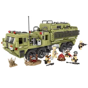 Military Army Series The Scorpion Heavy Missile Truck Set Building Blocks Collectible Educational Armored Vehicle Bricks Toys