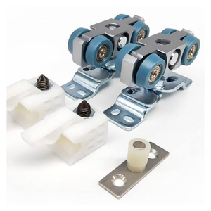 Juego de herrajes para puerta corredera de madera, juego de accesorios para puerta corredera de madera - Product Image 3