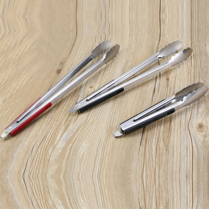 Pinzas de cocina de acero inoxidable de 12 pulgadas para alimentos, pan y barbacoa, pinzas de cocina para barbacoa, para adquisición transfronteriza. - Product Image 3
