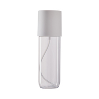 Flacon pulvérisateur de luxe en plastique dépoli pour animaux de compagnie, 80, 100, 120, 130, 150 ml, sérigraphié, couleur personnalisée, pour cosmétiques, visage, corps, brume fine