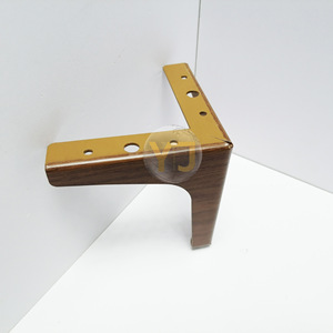 Wood Grain Brown Metal Furniture <b>Legs</b> 100MM 130MM 150MM 170MM Heavy Duty Midcentury <b>Sofa</b> Table <b>Legs</b> - Product Image 5