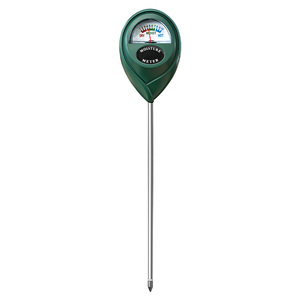 C Medidor de higrómetro de suelo de una sola aguja Medidor de suelo de color verde Detector Jardinería Planta en maceta Prueba húmeda - Product Image 1