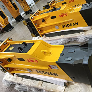 SOOSAN SB60 Accesorio de martillo hidráulico tipo caja para construcción Demolición Excavación Minería Excavadora - Product Image 1