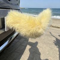 Queue de renard artificielle douce et moelleuse, style fixe, accessoire de cosplay en peluche