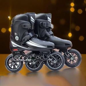 <span class=keywords><strong>Pattini</strong></span> <span class=keywords><strong>da</strong></span> Corsa <span class=keywords><strong>da</strong></span> 125mm per Adulti con Telaio Grande a Tre Ruote <span class=keywords><strong>Pattini</strong></span> <span class=keywords><strong>da</strong></span> Gara Urban <span class=keywords><strong>Fitness</strong></span> per Uomo e Donna - Product Image 5