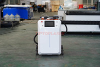 Nettoyeur laser à impulsions refroidi par air 1000W, portable, à fibre optique, pour l'élimination de la rouille, le nettoyage des métaux, le traitement des revêtements de peinture sur bois