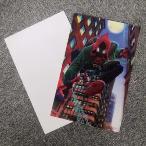 Cartazes de impressão lenticular 3d, arte personalizada, poster do homem aranha